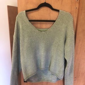 Urban Outfitters Green Chenille Sweater